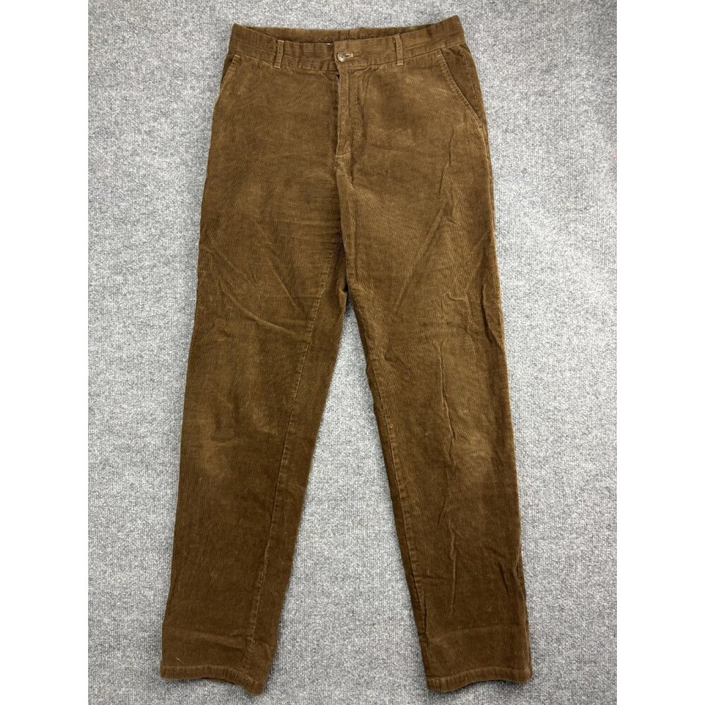 Southern Proper Pants Mens 32 Corduroy Chino Flat Front Casual Preppy Classic